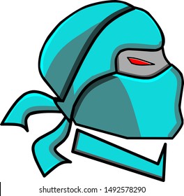 Vector Ninja Head illustration for logos and more