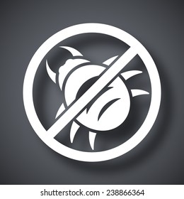 Vector No Malware Icon