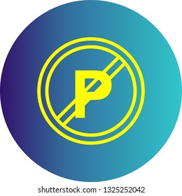 Vector No Parking Icon