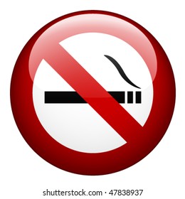 vector no smoking mark