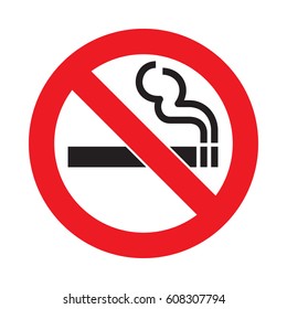 Vector No Smoking Sign