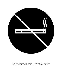 Vector of no smoking sign. no smoking icon. no smoking logo