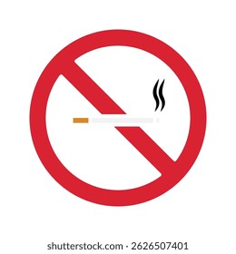 Vector of no smoking sign. no smoking icon. no smoking logo