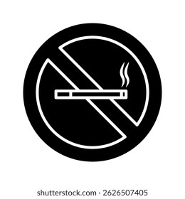 Vector of no smoking sign. no smoking icon. no smoking logo