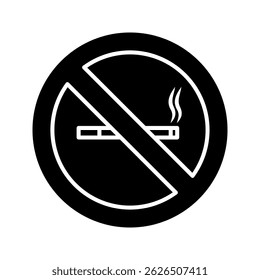 Vector of no smoking sign. no smoking icon. no smoking logo