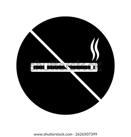Vector of no smoking sign. no smoking icon. no smoking logo