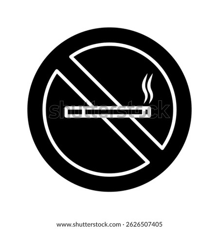 Vector of no smoking sign. no smoking icon. no smoking logo