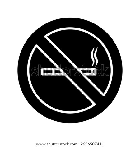 Vector of no smoking sign. no smoking icon. no smoking logo