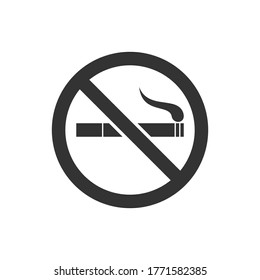 Stop Smoke Sign No Smoking Icon Stock Vector (Royalty Free) 1550128493 ...