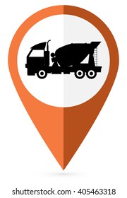 Vector No truck allowed sign whit an explanation