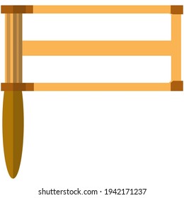 Vector noisemaker icon isolated on white background