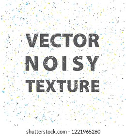 Vector noisy texture. High-quality illustration for working with images adds noise to the picture.