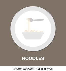 Vector Noodles, Asian Or Chinese Food - Food Pasta, Spaghetti