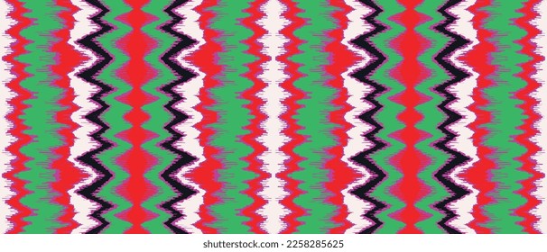 Vector nordic ornament. winter scandinavian seamless pattern, border design for fashion fabric, knit, textile, cross embroidery. Norwegian background with red and blue colors