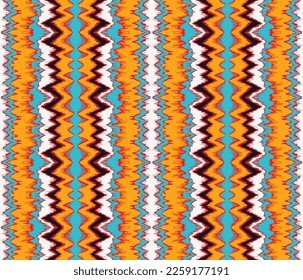 Vector nordic ornament. winter scandinavian seamless pattern, border design for fashion fabric, knit, textile, cross embroidery. Norwegian background with red and blue colors
