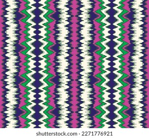 Vector nordic ornament. winter scandinavian seamless pattern, border design for fashion fabric, knit, textile, cross embroidery. Norwegian background with red and blue colors