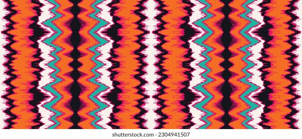 Vector nordic ornament. winter scandinavian seamless pattern, border design for fashion fabric, knit, textile, cross embroidery. Norwegian background with red and blue colors