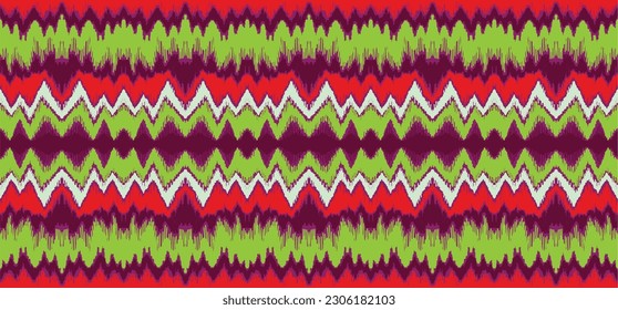 Ornamento vectorial nórdico. patrón inmaculado de invierno, diseño de borde para tela de moda, de punto, textil, bordado cruzado. Fondo noruego con colores rojo y azul