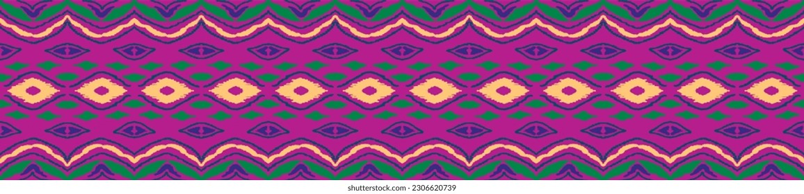Vector nordic ornament. winter scandinavian seamless pattern, border design for fashion fabric, knit, textile, cross embroidery. Norwegian background with red and blue colors