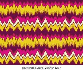 Vector nordic ornament. winter scandinavian seamless pattern, border design for fashion fabric, knit, textile, cross embroidery. Norwegian background with red and blue colors