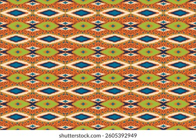 Vector nordic ornament. winter scandinavian seamless pattern, border design for fashion fabric, knit, textile, cross embroidery. Norwegian background with red and blue colors