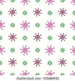 Vector nordic ornament. winter scandinavian seamless pattern