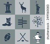 Vector north america trave lblack. Vector format eps 10. Flat colors