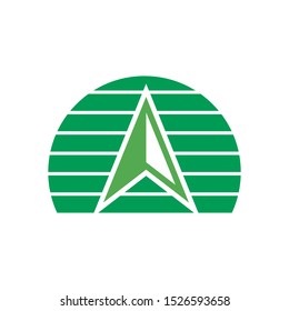 vector north arrow, compass arrow logo