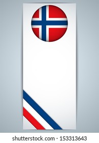 Vector - Norway Country Set of Banners