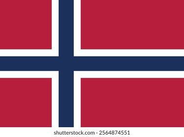 
vector Norway National Flag icon. Flag design of Norway.