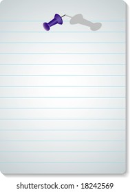 Vector note paper