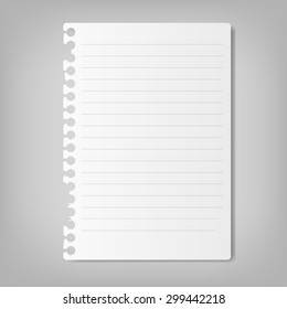 Vector Note Paper