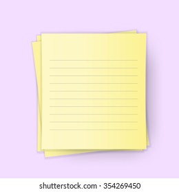 Vector Note Paper