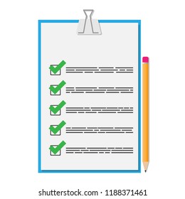 Vector Note Paper, business document, list