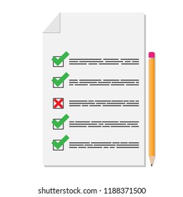 Vector Note Paper, business document, list