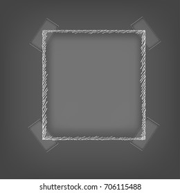 Vector Note Paper, pencil sketched