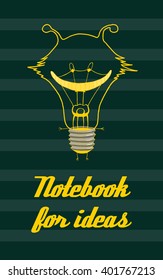 Vector notebook for ideas cover