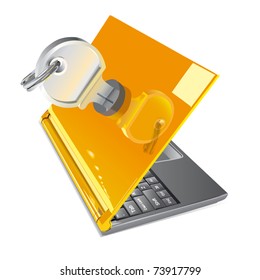 Vector Notebook Lockable