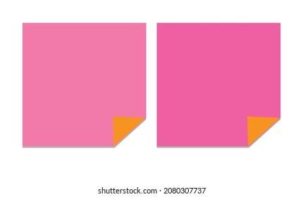 vector notepad icon,paper,note,pad,pink color png and vector on white background, premium quality hd