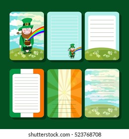 Vector Notepad to the St. Patrick's day