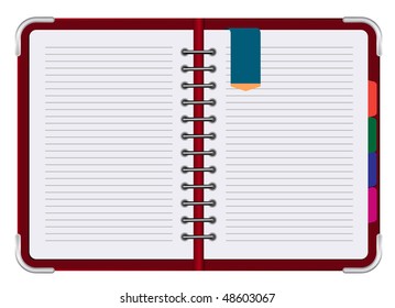 vector notepad-organizer