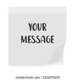 Vector notepaper with place for your text.