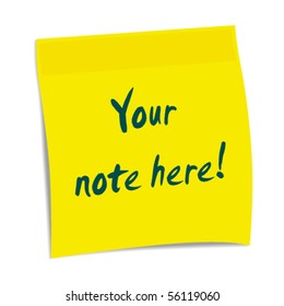 Vector notepaper with place for your text