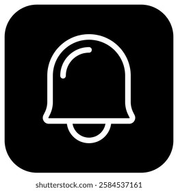 Vector notification bell icon. Perfect for app and web interfaces, infographics, presentations, marketing, etc.