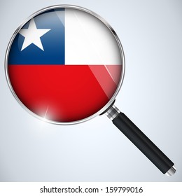 Vector - NSA USA Government Spy Program Country Chile