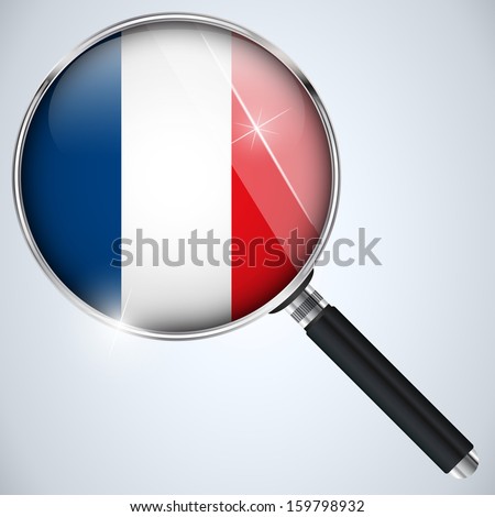 Vector - NSA USA Government Spy Program Country France