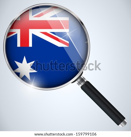 Vector - NSA USA Government Spy Program Country Australia