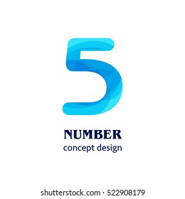 Vector Number Logo 5