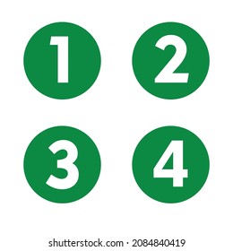 vector number one two three, simple vector