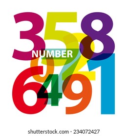 Vector numbers. Broken text